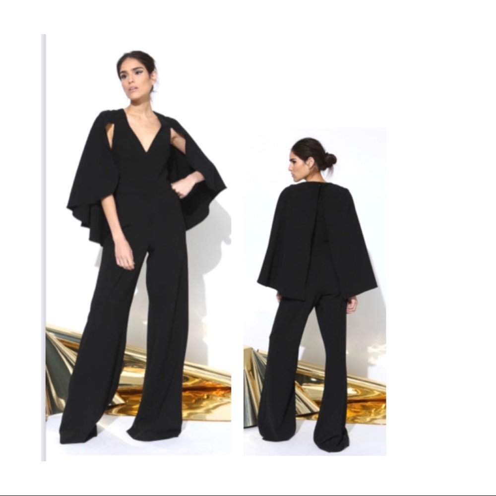 Jay Godfrey Milan cape jumpsuit NWT
